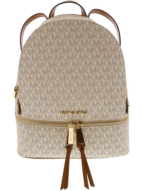 michael kors medium backpacks|Michael Kors large leather backpack.